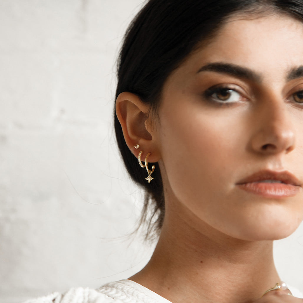 Clover Drop Hoops